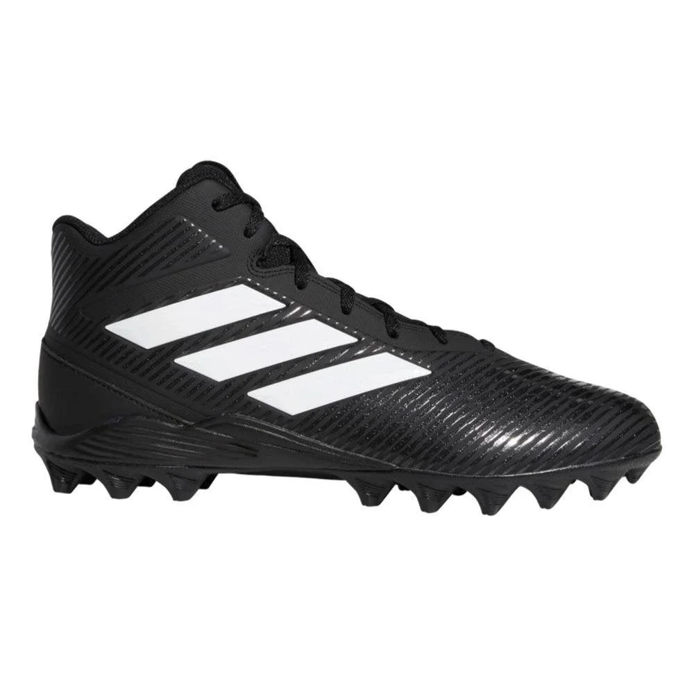 Adidas Freak Mid MD Football Cleats Mens 11.5 Black White BB7688 Mid Top Shoes